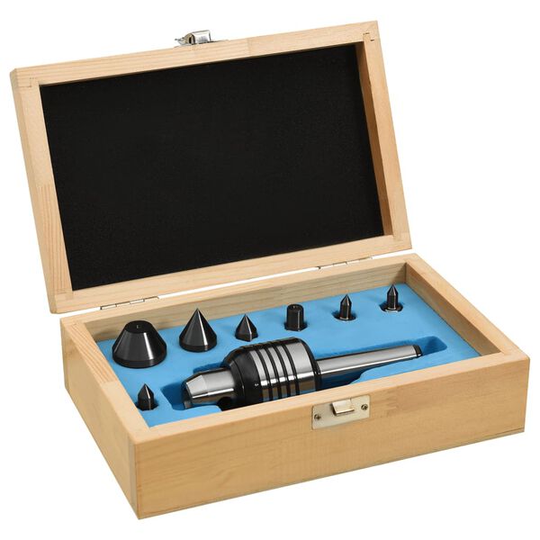 vidaXL 10-dielna s&uacute;prava centrovac&iacute;ch otočn&yacute;ch hrotov MT2