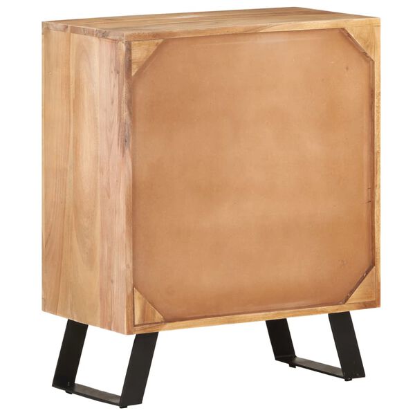 vidaXL Skrinka 60x36x76 cm ak&aacute;ciov&eacute; drevo s prirodn&yacute;mi hranami