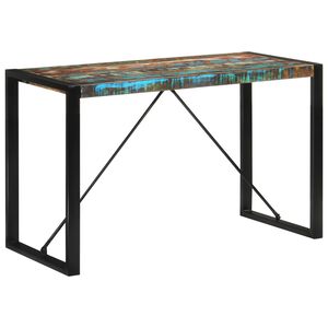 vidaXL Jed&aacute;lensk&yacute; st&ocirc;l 120x55x76 cm mas&iacute;vne recyklovan&eacute; drevo