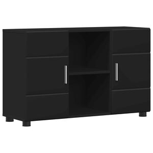 vidaXL Serv&iacute;rovacia skriňa FLORIN 88,5 x 30,5 x 55,5 cm Čierna