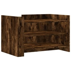 vidaXL Konferenčn&yacute; stol&iacute;k dymov&yacute; dub 80x50x50 cm kompozitn&eacute; drevo