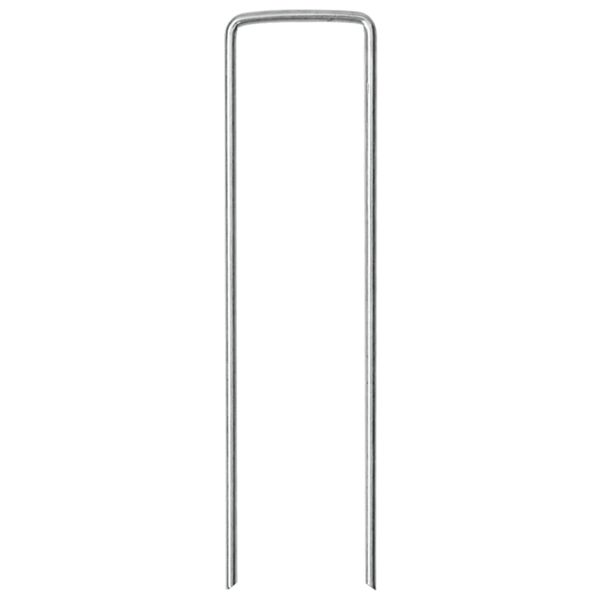 vidaXL Stanové kolíky v U tvare 25 ks 15x3,5 cm pozinkovaná oceľ