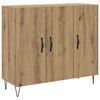 vidaXL Serv&iacute;rovacia skriňa Remeseln&yacute; dub 90 x 32,5 x 80 cm