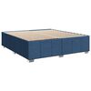 vidaXL Posteľn&yacute; r&aacute;m boxspring s matracom modr&yacute; 180x200 cm l&aacute;tka