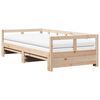 vidaXL Vys&uacute;vacia denn&aacute; posteľ s matracmi 80x200 cm, borovica