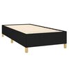 vidaXL Posteľn&yacute; r&aacute;m boxspring s matracom čierny 90x200 cm l&aacute;tka