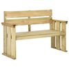 vidaXL Z&aacute;hradn&aacute; lavička 121 cm impregnovan&eacute; borovicov&eacute; drevo