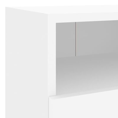 vidaXL TV nástenná skrinka biela 40x30x30 cm kompozitné drevo