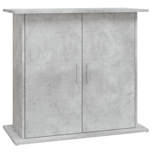 vidaXL Stojan na akv&aacute;rium, bet&oacute;novo-siv&yacute;, 81x36x73 cm, umel&eacute; drevo
