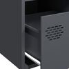 vidaXL Komoda antracitová 68x39x73,5 cm oceľ valcovaná za studena
