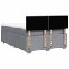 vidaXL Boxspring posteľ s matracom bledosiv&aacute; 140x200 cm l&aacute;tka