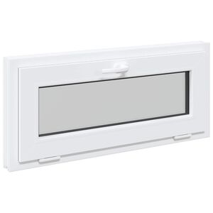 vidaXL Podkrovn&eacute; okno RISOR 90 x 40 cm PVC a sklo Biela