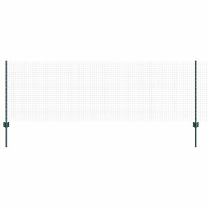 vidaXL Zvaren&eacute; pletivo s podperami 25 x 0,8 m PVC potiahnut&aacute; oceľ