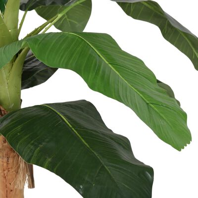vidaXL Umelý banánový strom 19 listov 180 cm zelený