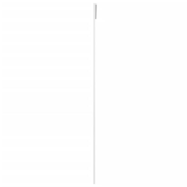 vidaXL Posuvn&eacute; dvere ESG sklo a hlin&iacute;k 90x205 cm biele