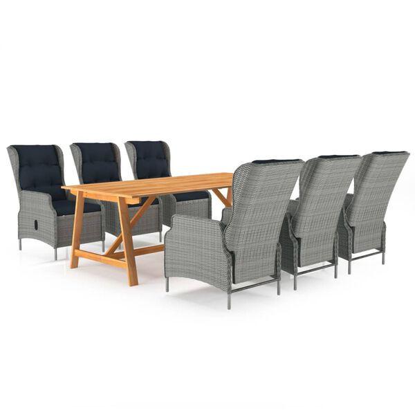 vidaXL 7-dielna z&aacute;hradn&aacute; jed&aacute;lensk&aacute; s&uacute;prava bledosiv&aacute;