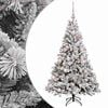 vidaXL Umel&yacute; vianočn&yacute; stromček s vianočn&yacute;mi guľami 120 cm 150 LED