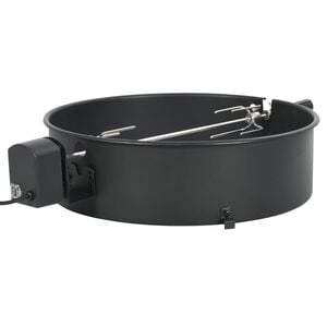 vidaXL S&uacute;prava na grilovac&iacute; ražeň 57 cm čierna