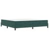 vidaXL Posteľ s pružinov&yacute;m r&aacute;mom Tmavozelen&aacute; 200 x 210 cm l&aacute;tka