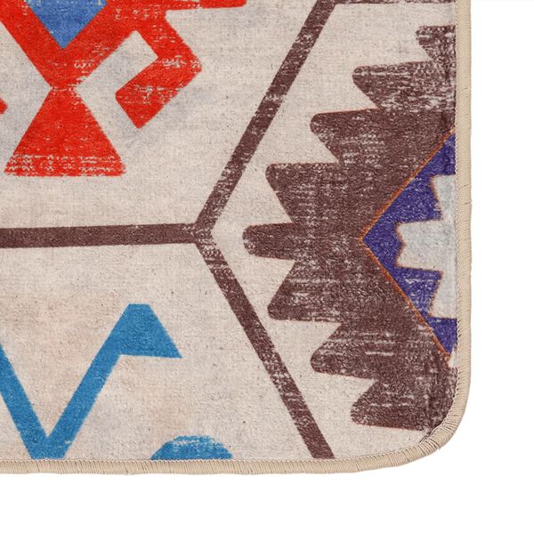 vidaXL Prateľn&yacute; koberec viacfarebn&yacute; 190x300 cm