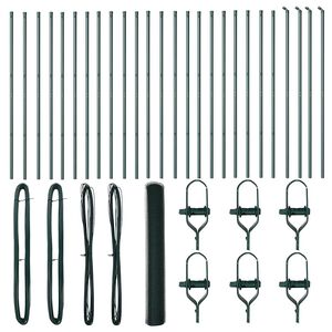 vidaXL Stĺp na plot. Zelen&aacute;