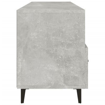 vidaXL TV stolík betónovo sivý 102x35x50 cm spracované drevo
