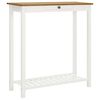 vidaXL Barov&yacute; st&ocirc;l 100x40x110 cm mas&iacute;vne dubov&eacute; drevo