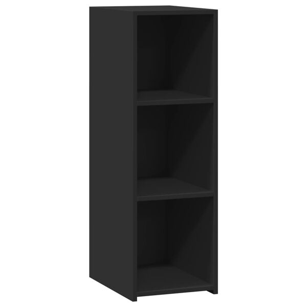 vidaXL Komoda čierna 30x41x93 cm spracovan&eacute; drevo