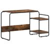 vidaXL St&ocirc;l s &uacute;ložn&yacute;m priestorom Dymov&yacute; dub 131,5 x 50 x 75,5 cm