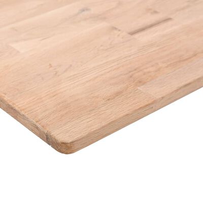 vidaXL Štvorcová stolová doska 60x60x1,5 cm neošetrený dubový masív