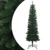 vidaXL Artificial Slim Christmas Tree 180 cm PE a PVC Zelen&aacute;