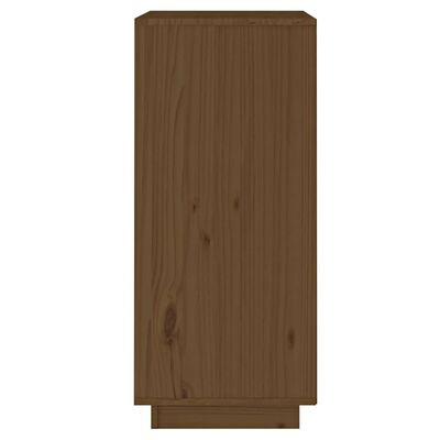 vidaXL Komoda medovo-hnedá 38x35x80 cm masívne borovicové drevo