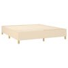 vidaXL Posteľn&yacute; r&aacute;m boxspring s matracom kr&eacute;mov&yacute; 180x200 cm l&aacute;tka