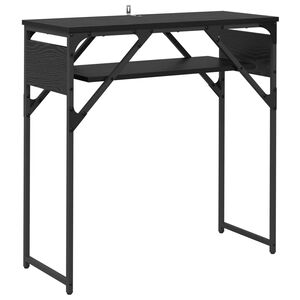 vidaXL Konferenčn&yacute;stol&iacute;k Čierny dub Kompozitn&eacute; drevo 75x30x75cm