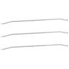 vidaXL Nosn&iacute;k plachty na pr&iacute;vesy 3 Strieborn&aacute; 136-218 cm Hlin&iacute;k