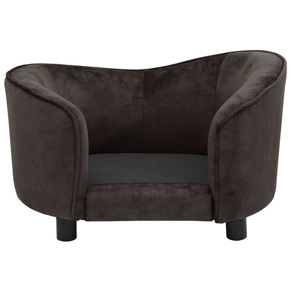 vidaXL Pohovka pre psa, hned&aacute; 69x49x40 cm, ply&scaron;