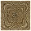 vidaXL Kusov&eacute; koberce Čierna 120 x 120 cm Juta