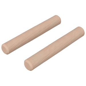 vidaXL Dreven&eacute; kol&iacute;ky 2 pcs Pr&iacute;rodn&aacute; &Oslash; 6 x 40 mm Mas&iacute;vne drevo