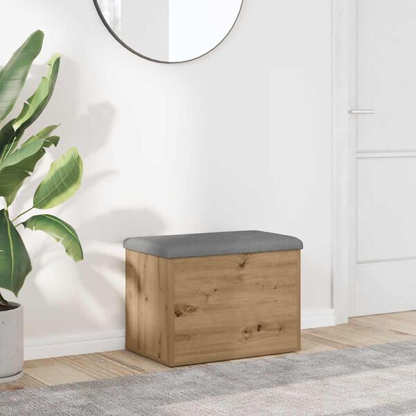 vidaXL &Uacute;ložn&aacute; lavica Dub Artisan 62x42x45 cm Kon&scaron;trukt&eacute;rske drevo