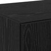 vidaXL Highboard Čierny dub 70 x 42.5 x 185 cm Kompozitn&eacute; drevo