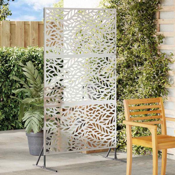 vidaXL Z&aacute;ves na zabezpečenie s&uacute;kromia Siv&aacute; 100 x 50 x 180 cm Oceľ