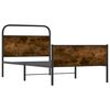 vidaXL Posteľn&yacute; r&aacute;m bez matraca 100x200 cm dub sonoma kompozitn&eacute; drevo