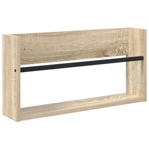 vidaXL Reg&aacute;l na časopisy Sonoma dub 60 x 12 x 30 cm Kompozitn&eacute; drevo