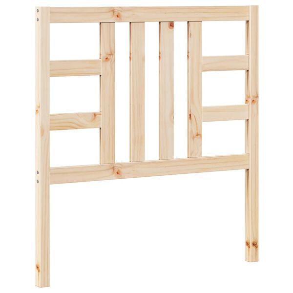 vidaXL Čelo postele 96x4x100 cm masívna borovica