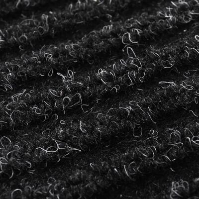 Čierna PVC rohožka, 90 x 150 cm