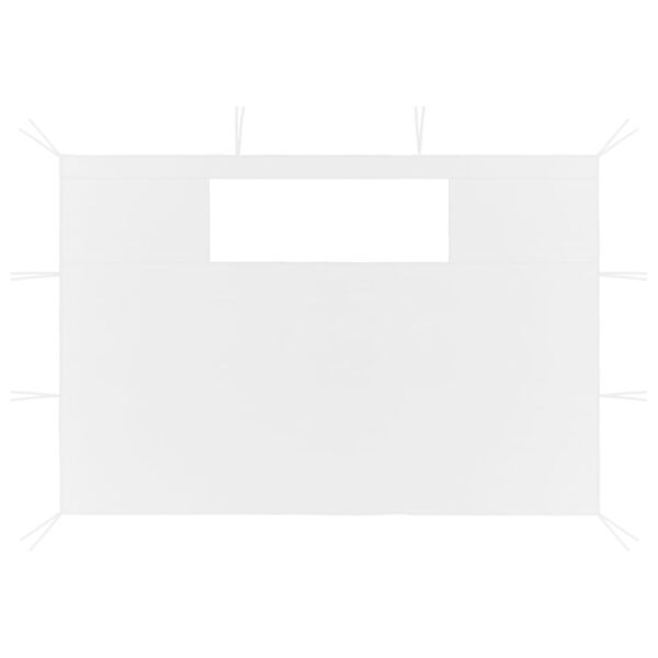 vidaXL Bočn&eacute; steny alt&aacute;nku s oknami 2 ks biele