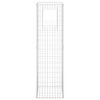 vidaXL Gabiónové koše/stĺpy 2 ks 50x50x180 cm železo