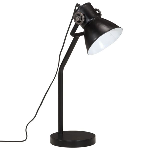 vidaXL Stolov&aacute; lampa 25 W čierna 17x17x60 cm E27