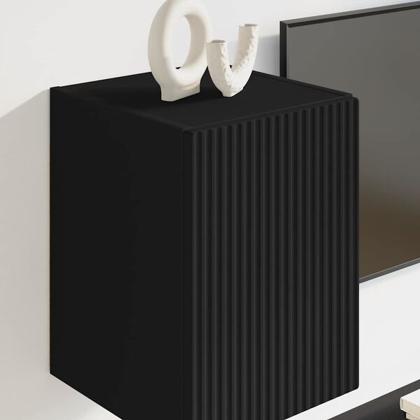 vidaXL TV n&aacute;stenn&aacute; skriňa Čierna 30 x 31 x 40 cm Kompozitn&eacute; drevo