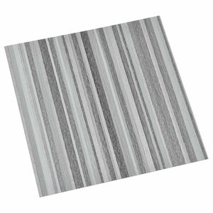 vidaXL Samo-lepiace podlahov&eacute; dosky &Scaron;ed&aacute; a čierna 30,5 x 30,5 cm 20 ks